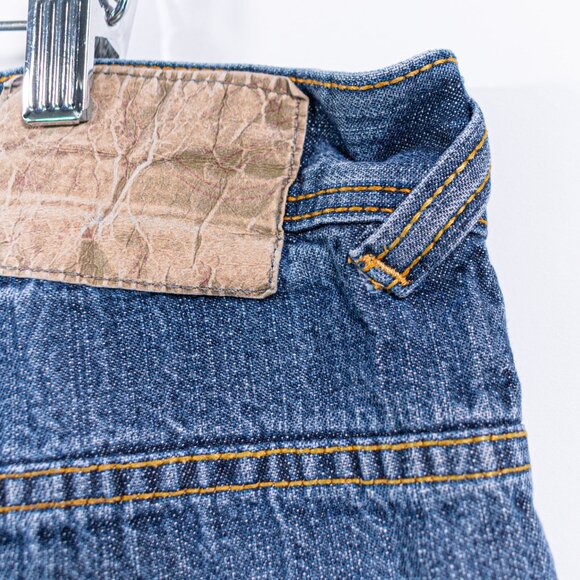 ENYCE Hip Hop Baggy Jeans 37 x 32 Y2K Embroidered Skater Wide Leg Streetwear - Picture 13 of 14